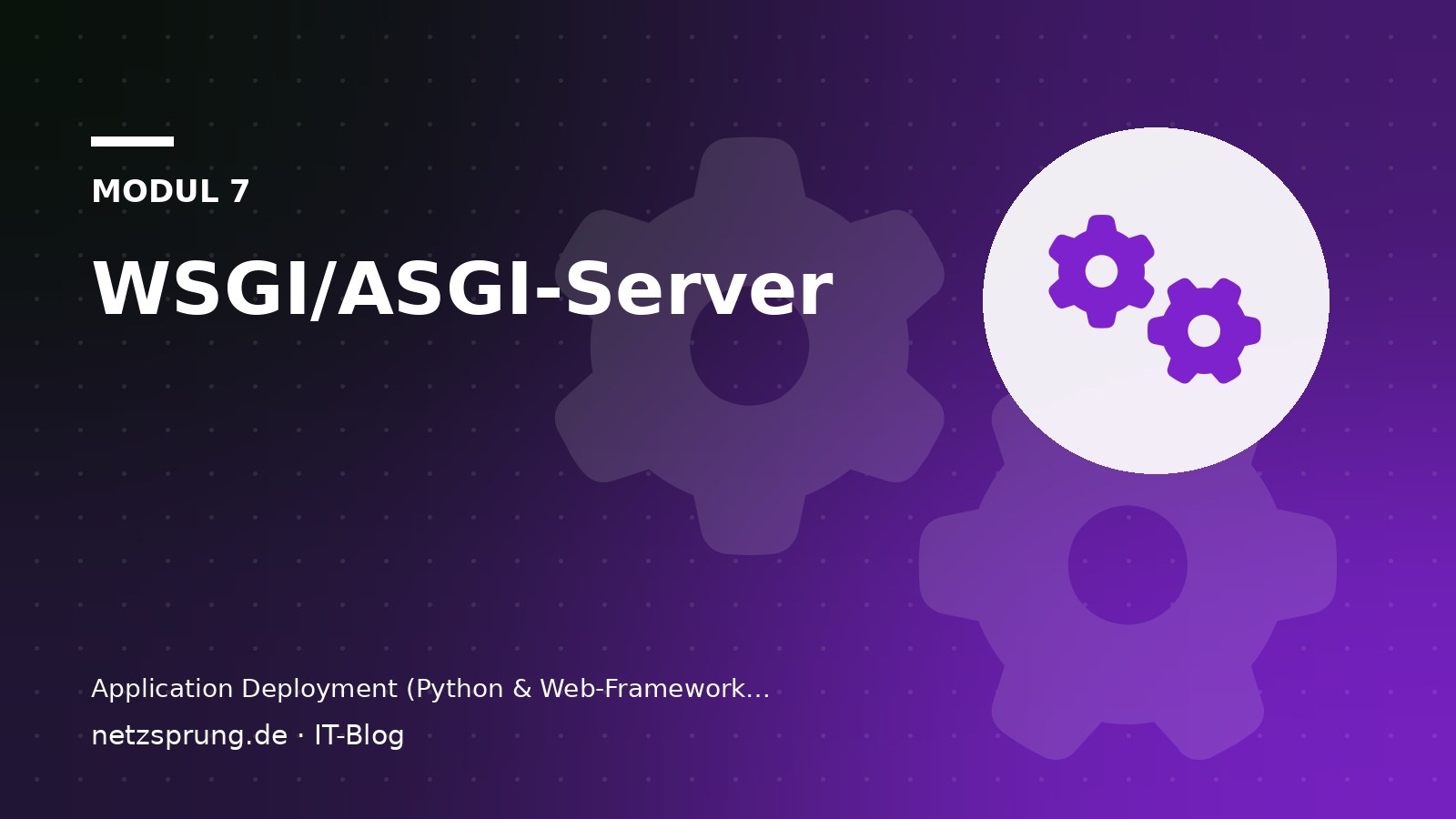 WSGI/ASGI-Server